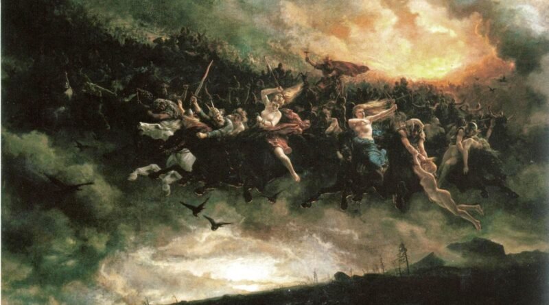 The Wild Hunt of Odin, painted by Peter Nicolai Arbo in 1872