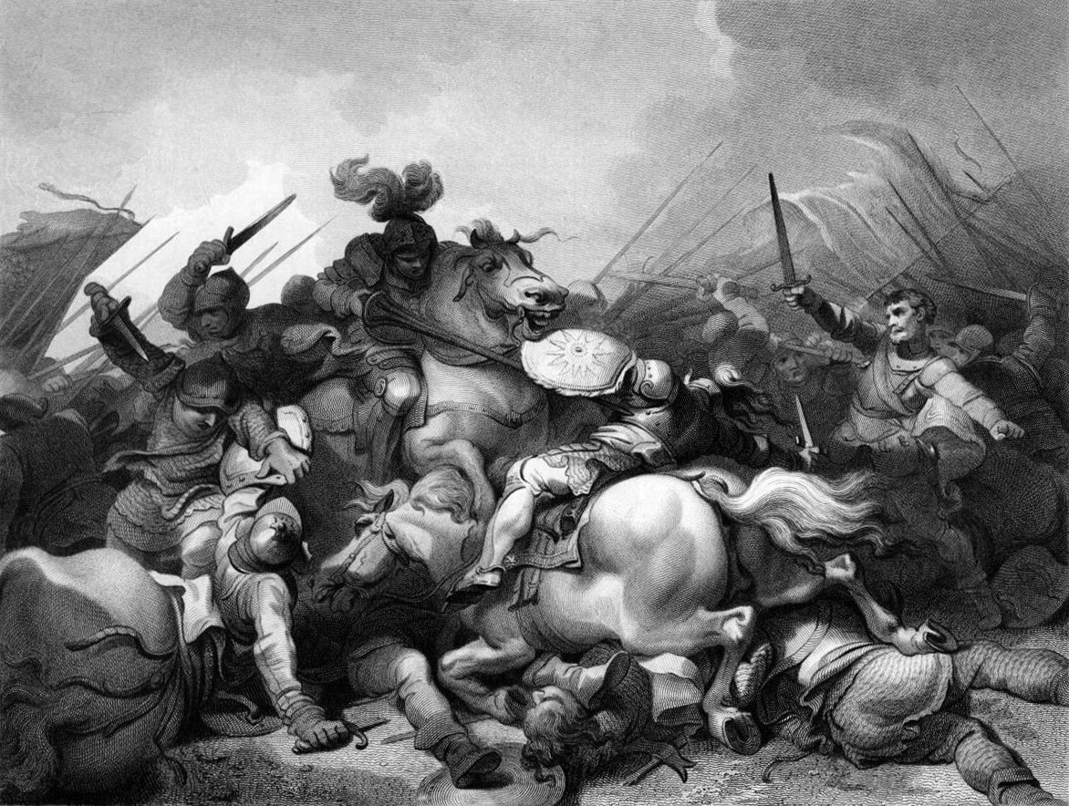 Philip James de Loutherbourg's painting of the Battle of Bosworth