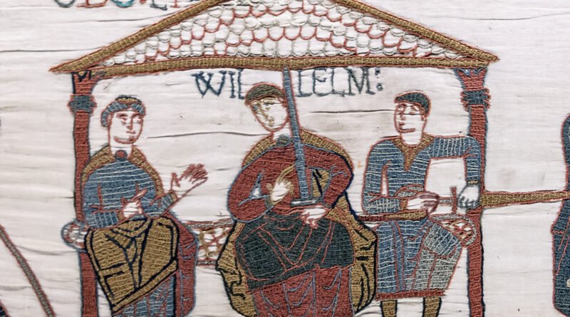 Bayeux Tapestry facts: William the Conqueror with his half-brothers Odo and Robert