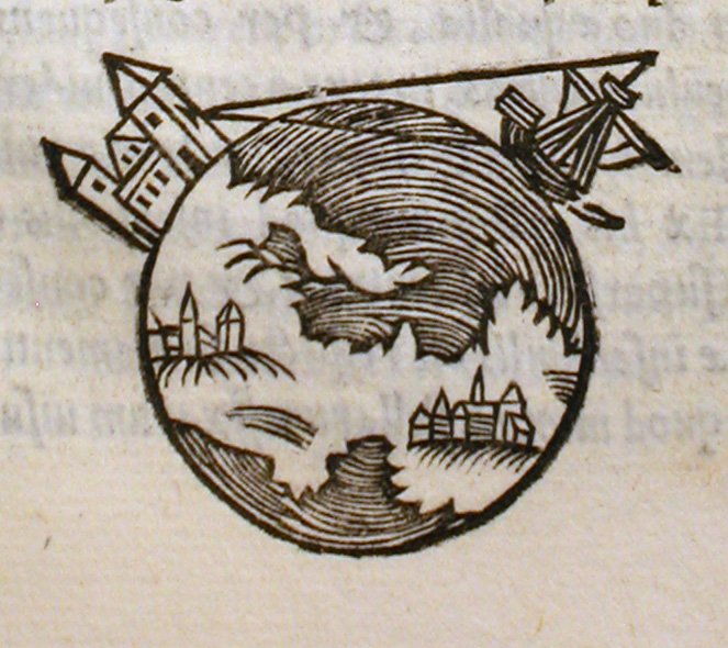 Flat earth myth busted: a diagram from a 1550 edition of Sacrobosco's textbook On the Sphere